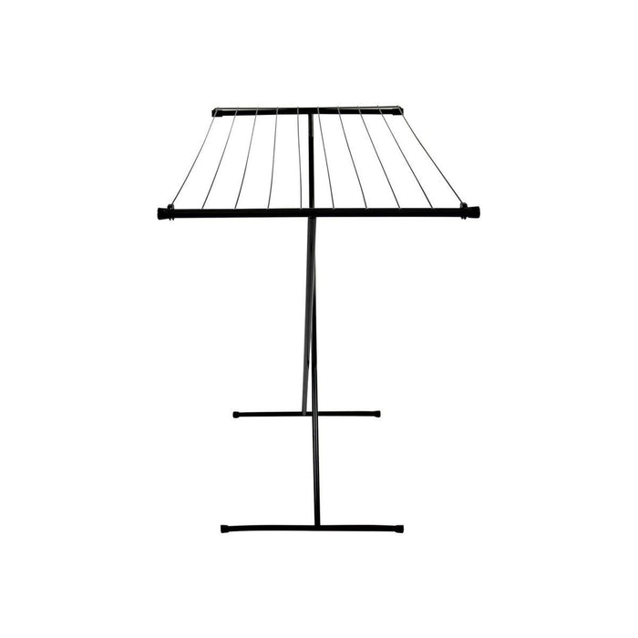 Bo-Camp Drying Rack Compact Steel Scissor Model Black 9M Bo-Camp - UK Camping And Leisure