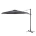 Dellonda Cantilever Parasol with 360 Rotation, Tilt & Cover 3m - Grey Dellonda - UK Camping And Leisure