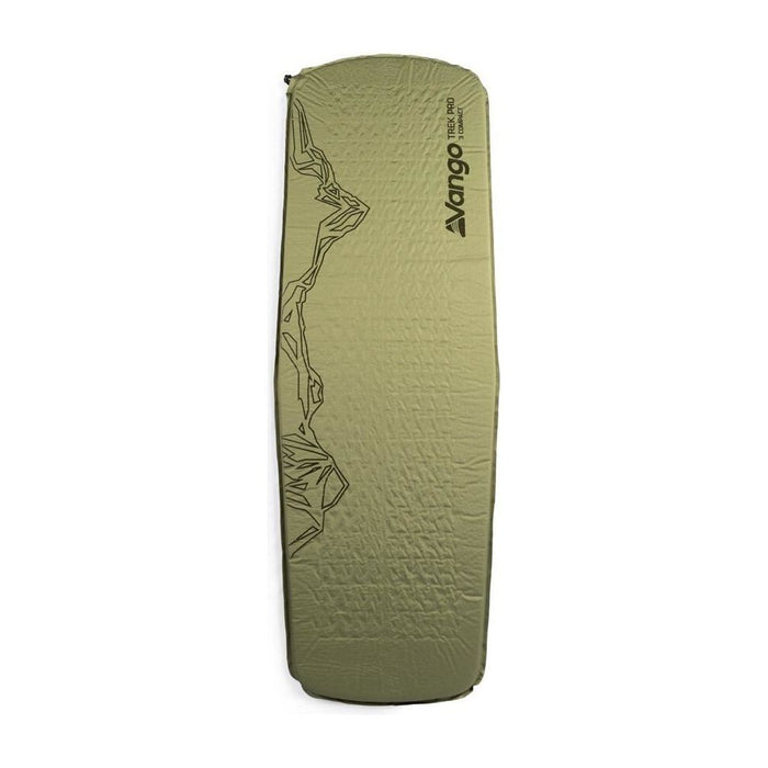 Vango Trek Pro 3 Compact Self inflating Sleep Mat Light Olive Vango - UK Camping And Leisure