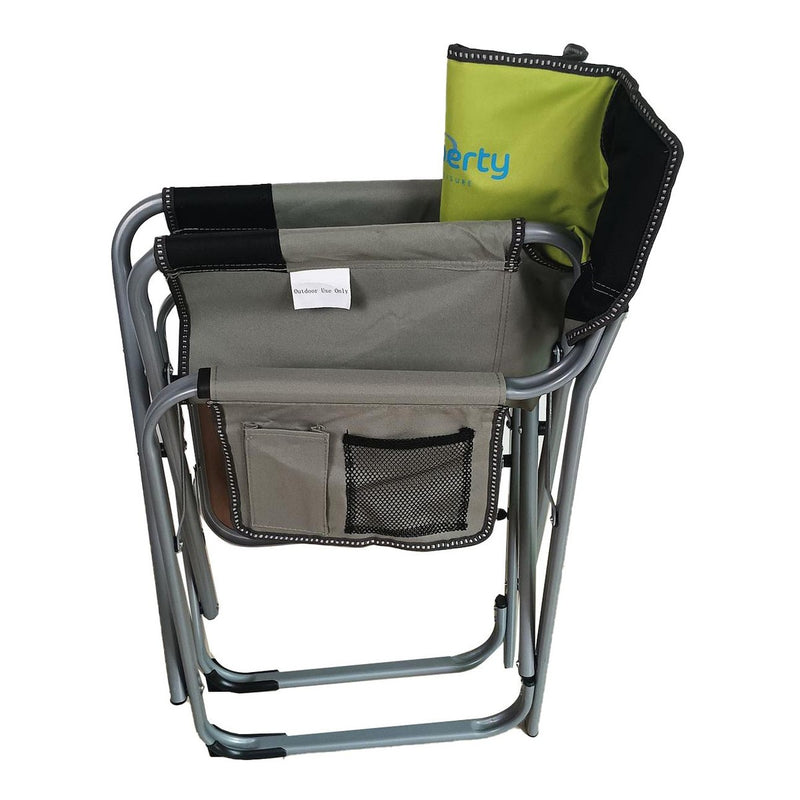 Liberty Lime Directors Chair with Side Table Camping Caravan Liberty - UK Camping And Leisure