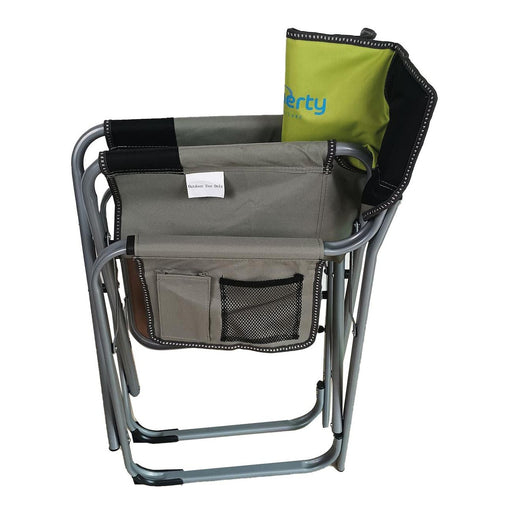 Liberty Lime Directors Chair with Side Table Camping Caravan Liberty - UK Camping And Leisure