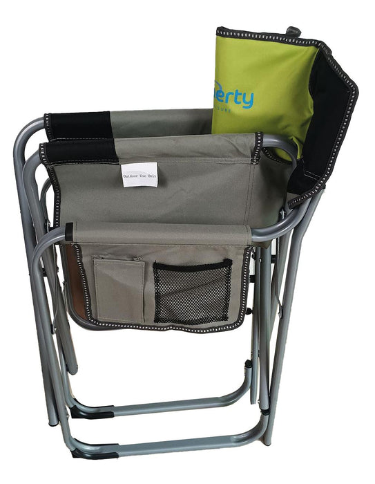 Liberty Lime Directors Chair with Side Table Camping Caravan Liberty - UK Camping And Leisure