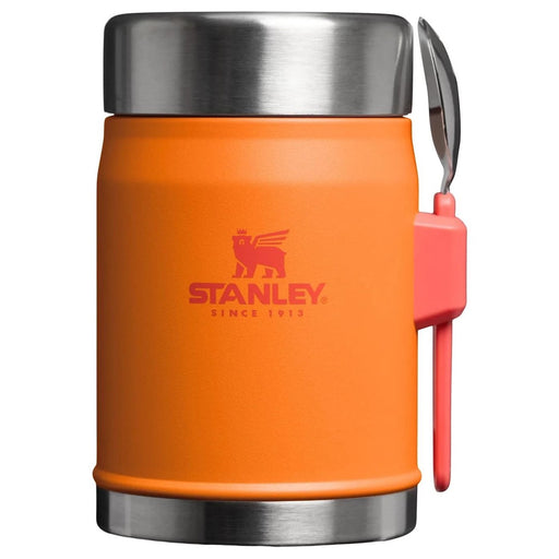 Stanley Legendary Food Jar + Spork 0.4L Goldenrod Coral | UK Camping and Leisure