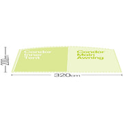 Quest Condor Air 320 Inner Tent A3518IT Quest - UK Camping And Leisure