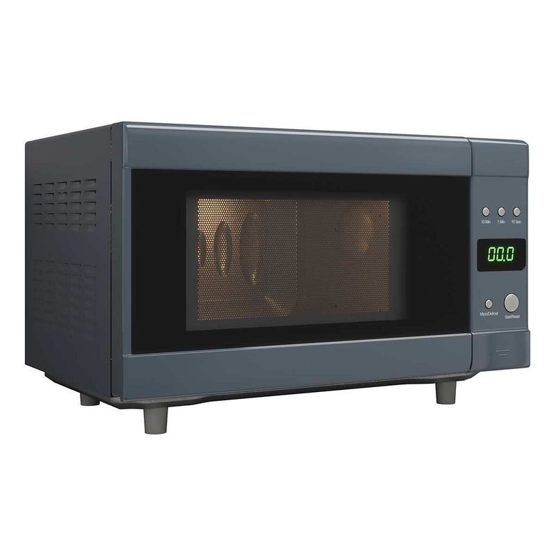20L Flatbed Microwave in Grey Nova - UK Camping And Leisure