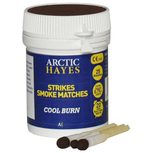 Arctic Hayes Smoke Matches Tub of 25 for Caravan/Motorhome Nova - UK Camping And Leisure