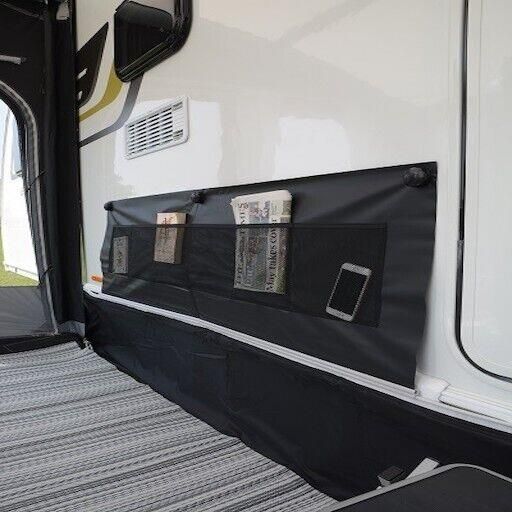 Dometic Double Caravan Wheel Arch Cover Black - Limpet Suction Organiser