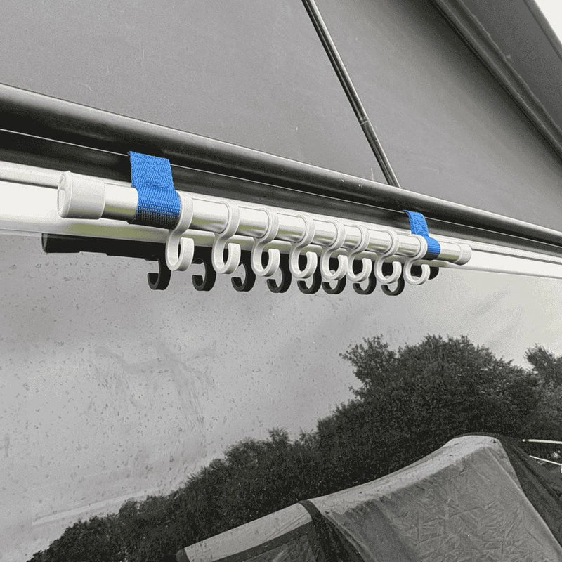 Olpro Awning Rail Hanger 40.5cm with 8 Hooks for Caravans