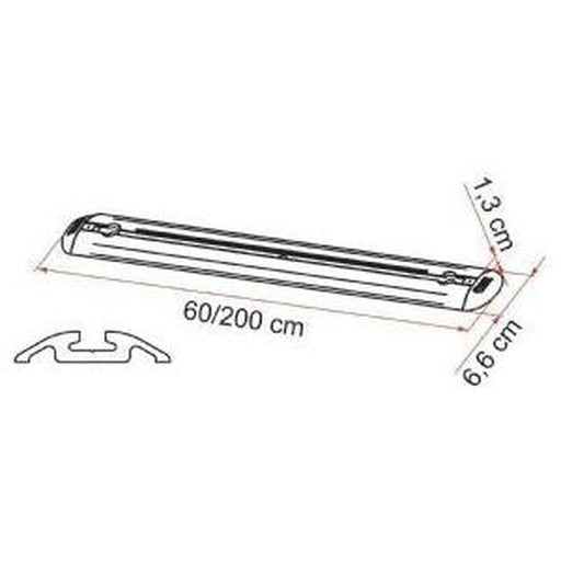 Fiamma Garage Bars Premium 60 (2) 98655-608 Fiamma - UK Camping And Leisure