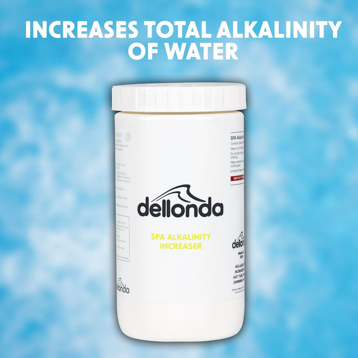 Dellonda Hot Tub/Spa & Swimming Pool Alkalinity Increaser 1kg DL54 Dellonda - UK Camping And Leisure