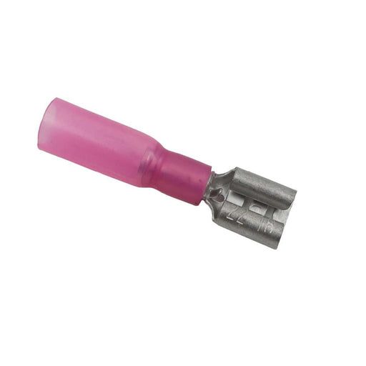 AMC Red Heat Shrink Female Spade Terminal (6.3mm x 0.8mm / 100 Pack) AMC - UK Camping And Leisure