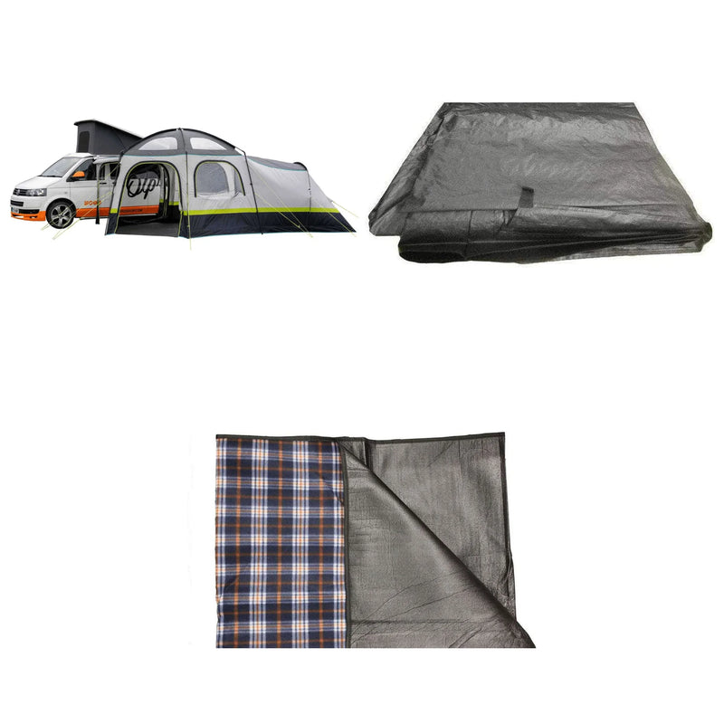 Olpro Hive Campervan Driveaway Awning (Poles) - with Sleeping Pod Low Bundle