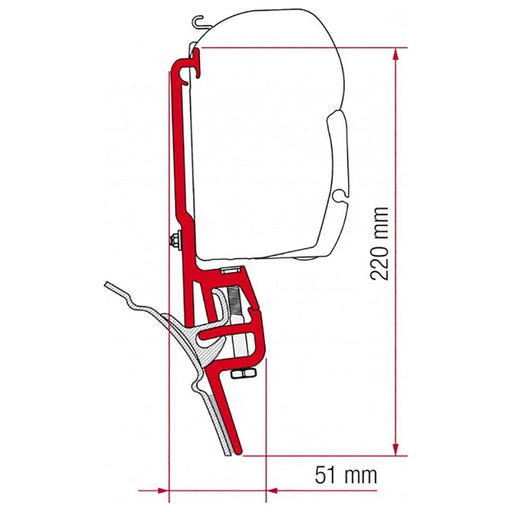 Fiamma Kit Brandrup VW T4 Fiamma - UK Camping And Leisure