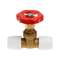 Hep2O Brass Gate Valve - 15mm Size for Caravan / Motorhomes