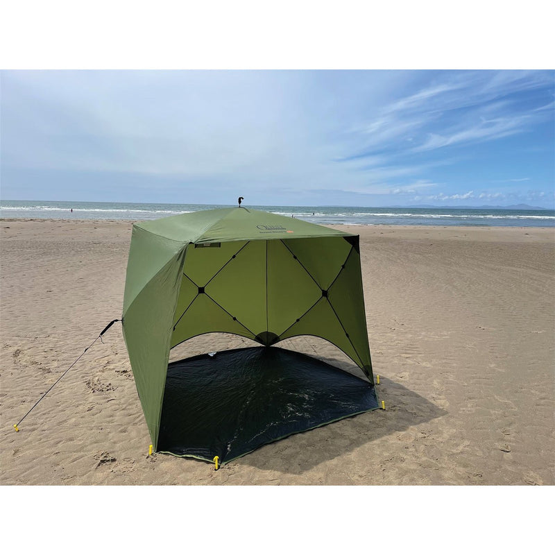 Quest Screen House 4 Mini pop up Gazebo Green Quest - UK Camping And Leisure