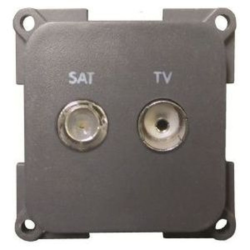 CBE Tv & Satellite Socket Grey X270412B CBE - UK Camping And Leisure
