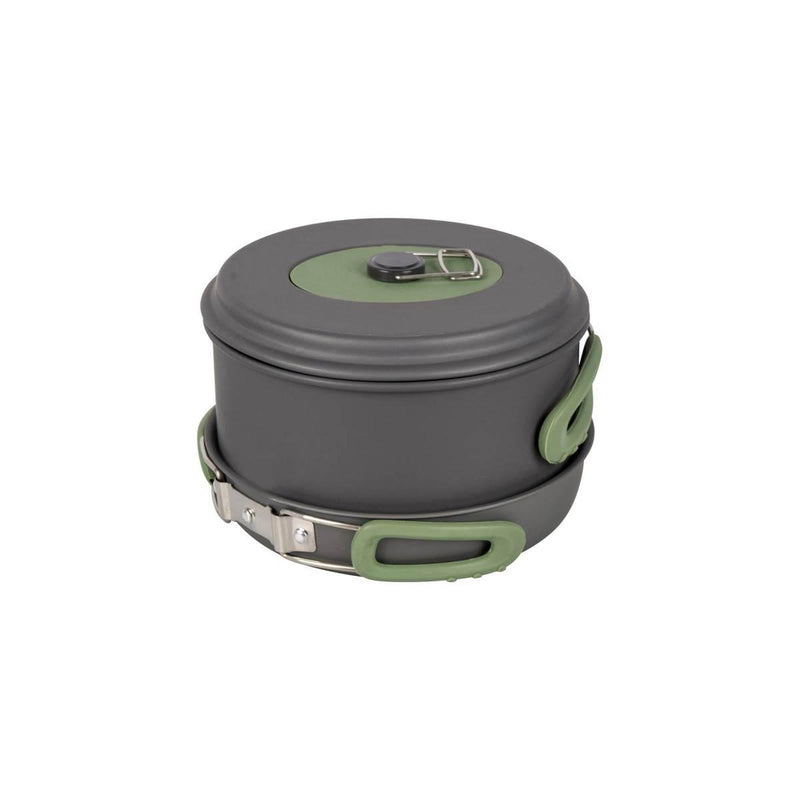 Bo-Camp Cookware Set Explorer 4 Pieces Hard Anodized Aluminium Bo-Camp - UK Camping And Leisure