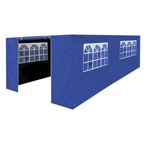 Dellonda Side Walls/Doors/Windows for Gazebo/Marquee Fits 3 x 6m Models - Blue Dellonda - UK Camping And Leisure