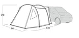 Easy Camp Eidfjord Awning Grey Easy Camp - UK Camping And Leisure