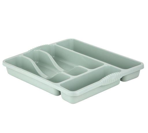 Casa Cutlery Tray 33X30 Silver Sage 16908 UK Camping And Leisure - UK Camping And Leisure