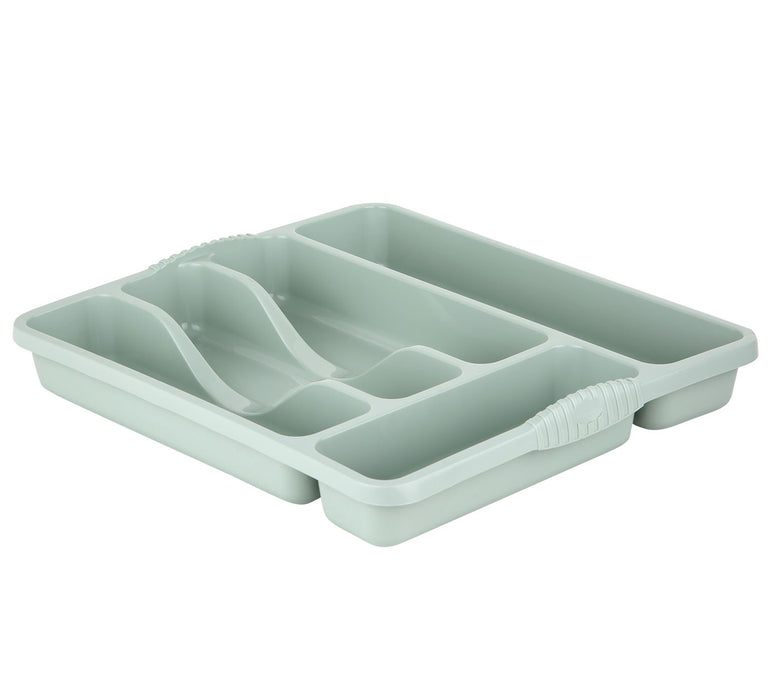 Casa Cutlery Tray 33X30 Silver Sage 16908 UK Camping And Leisure - UK Camping And Leisure