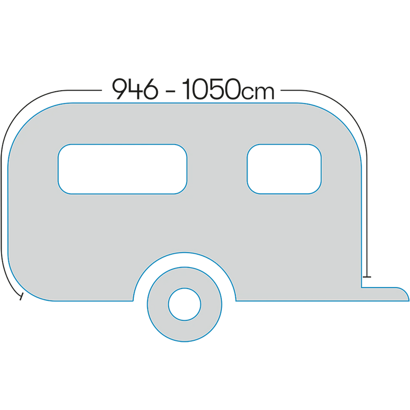 Westfield Galaxy 2 Air Full Caravan Awning | full awning, air frame, breathable, touring caravan