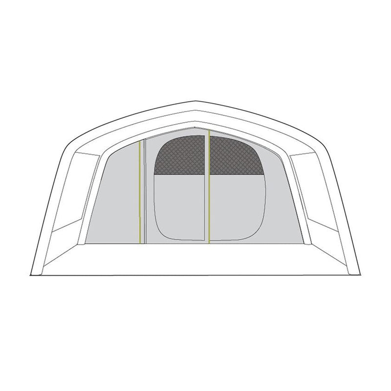 Outwell Virginia 5 Air TC 5 Berth Three Room Tunnel Tent - View 11