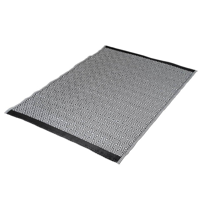 Bo-Camp Urban Collection Chill Mat Kingston Black/White Bo-Camp - UK Camping And Leisure