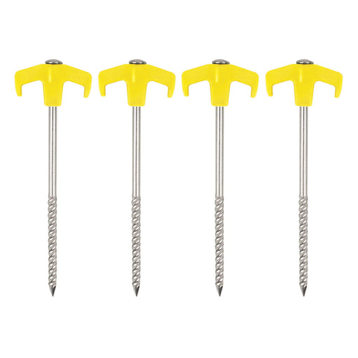 Leisurewize 20 Pcs Heavy Duty Pile Driver Tent Rock Pegs Set 7x200mm Leisurewize - UK Camping And Leisure