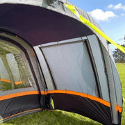 OLPRO Cocoon Breeze Campervan Awning Extension - Charcoal & Orange - View 4