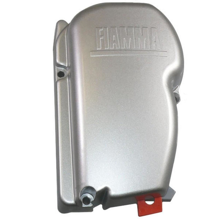 Fiamma F45s Left Hand End Cap Titanium (98655-588) Fiamma - UK Camping And Leisure