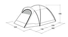 Outwell Cloud 5 Pole Tent Green 5 Person Outwell - UK Camping And Leisure