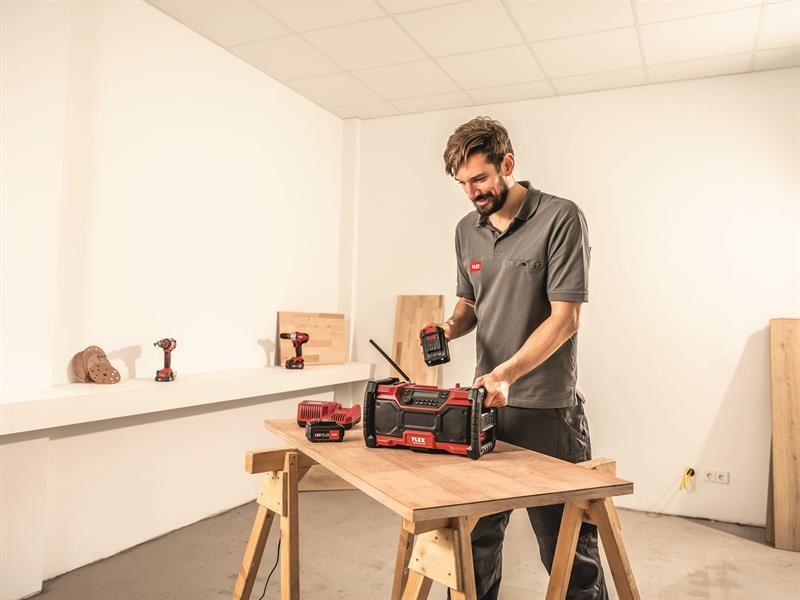 Flex Power Tools RD 10.8/18.0/230 Cordless Radio 240V & Li-ion Bare Unit Flex Power Tools - UK Camping And Leisure