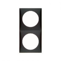 Berker Double Frame Brown 21246B