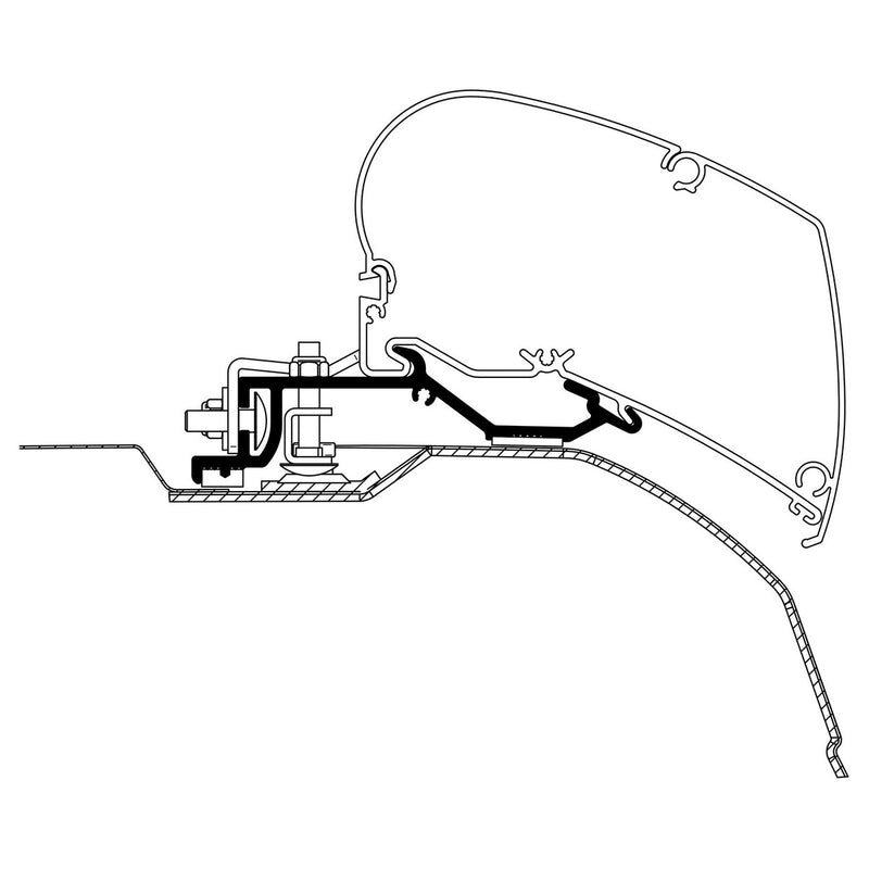 Thule Adapter Roof Ducato / Jumper / Boxer > 2007 L3H2 3.75m / L4H2 4.00m - View 2