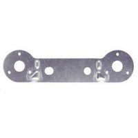 Double Socket Plate Straight (C/10502/2GALV)