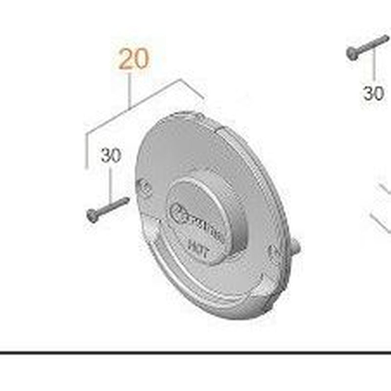 Truma Cowl Outer Plate Combi 36151-01 Truma - UK Camping And Leisure