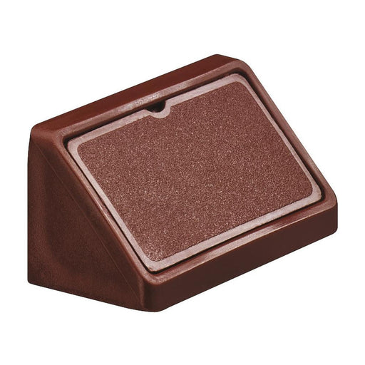 Furniture Joint Block With Cap In Brown (Single) Hafele - UK Camping And Leisure