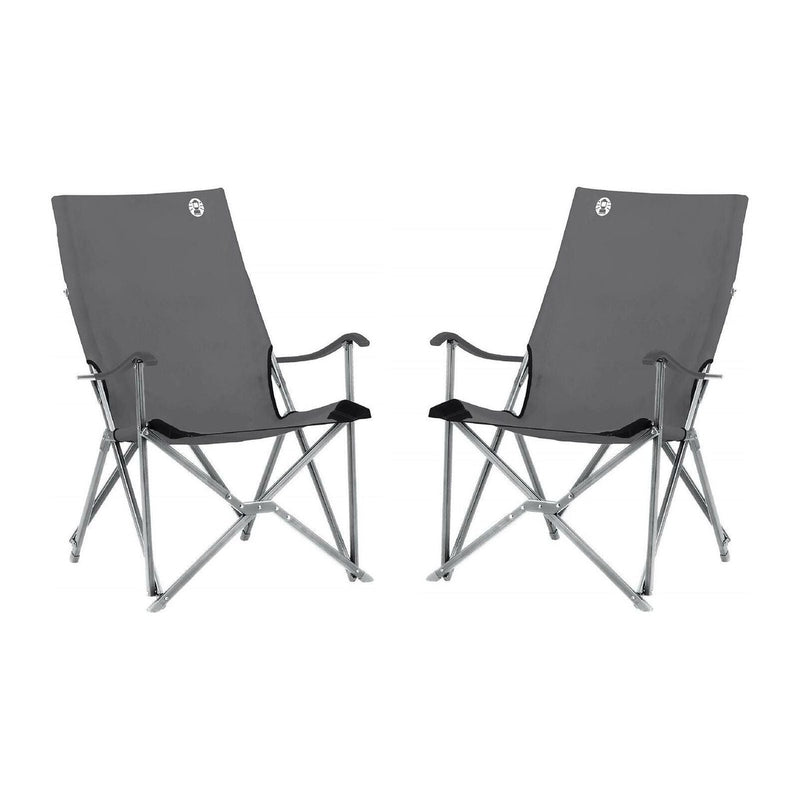 2x Coleman Aluminium Sling Chair Camping Furniture (Pair) Coleman - UK Camping And Leisure