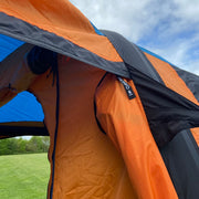 Olpro Loopo Breeze v2 Campervan Awning Orange / Grey Low | sewn-in groundsheet, motorhome, porch