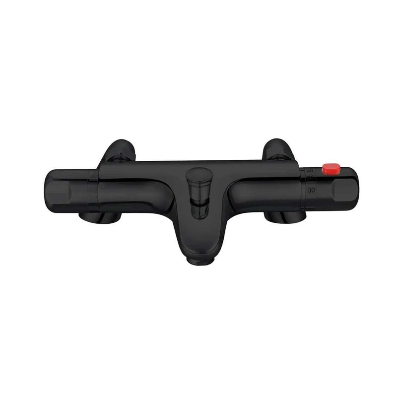 Thermostatic Bath Filler Shower Valve Black AG - UK Camping And Leisure
