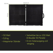 Goal Zero Boulder 100 Briefcase Solar Panel Postable Charger Goal Zero - UK Camping And Leisure