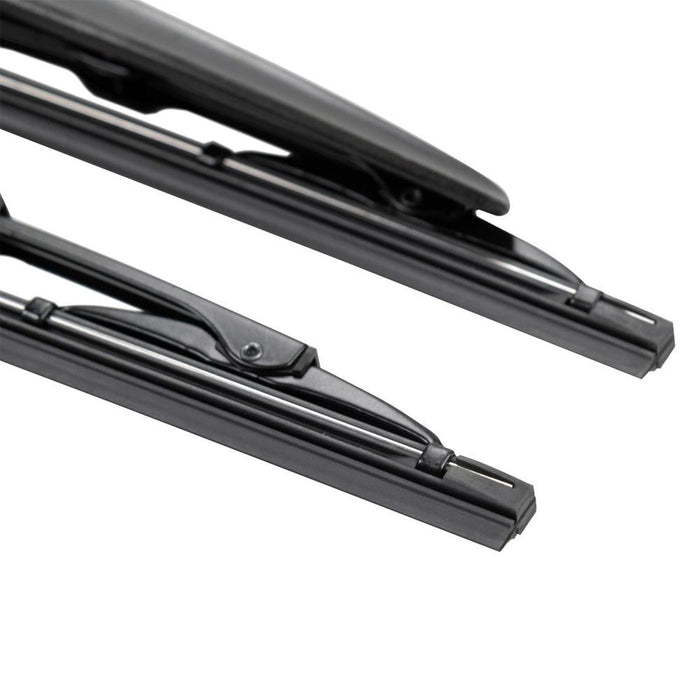 AG Wiper Blade Set With Spoiler Front 51cm-51cm AG - UK Camping And Leisure