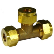 AG Gas 15mm x 15mm x 10mm Unequal Tee AG - UK Camping And Leisure