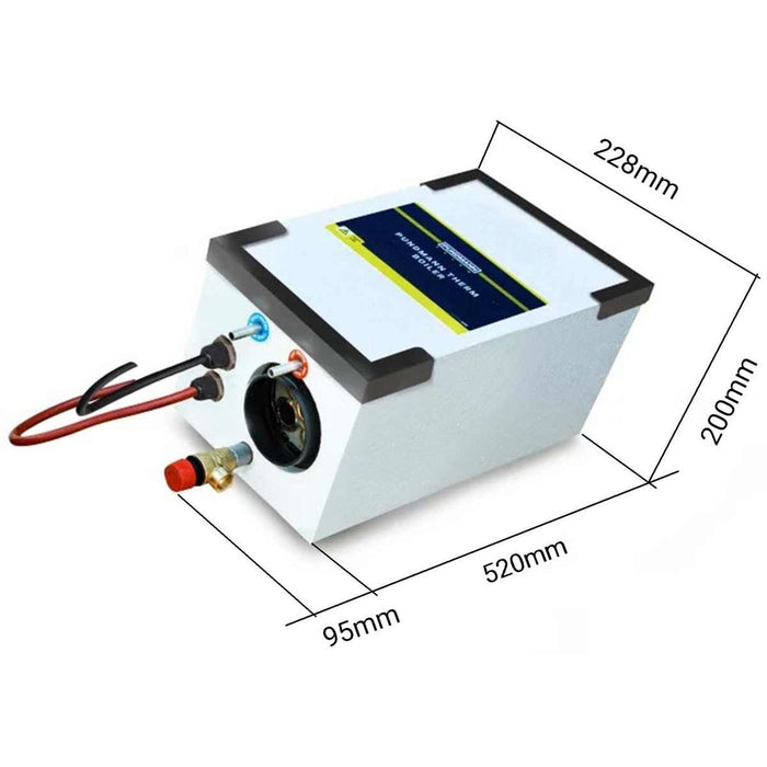 Pundmann Water Heater 10L Air Combi 230V 500W and 12V 200W (WH76275) Pundmann - UK Camping And Leisure