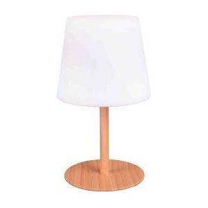 Vechline Shine Table Lamp Wood Effect 8036665 Vechline - UK Camping And Leisure