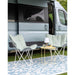 Bo-Camp Pastel Collection Chill Mat Lavardin Blue M Bo-Camp - UK Camping And Leisure