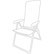 Quest Hygrove Recline Grey Camping Chair Quest - UK Camping And Leisure