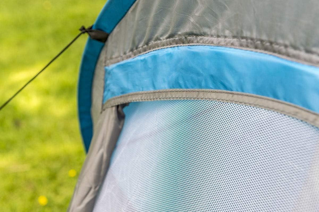 Dunlop Pop-up Tent 1 Person 220 x 120 x 90 cm Blue UK Camping And Leisure - UK Camping And Leisure