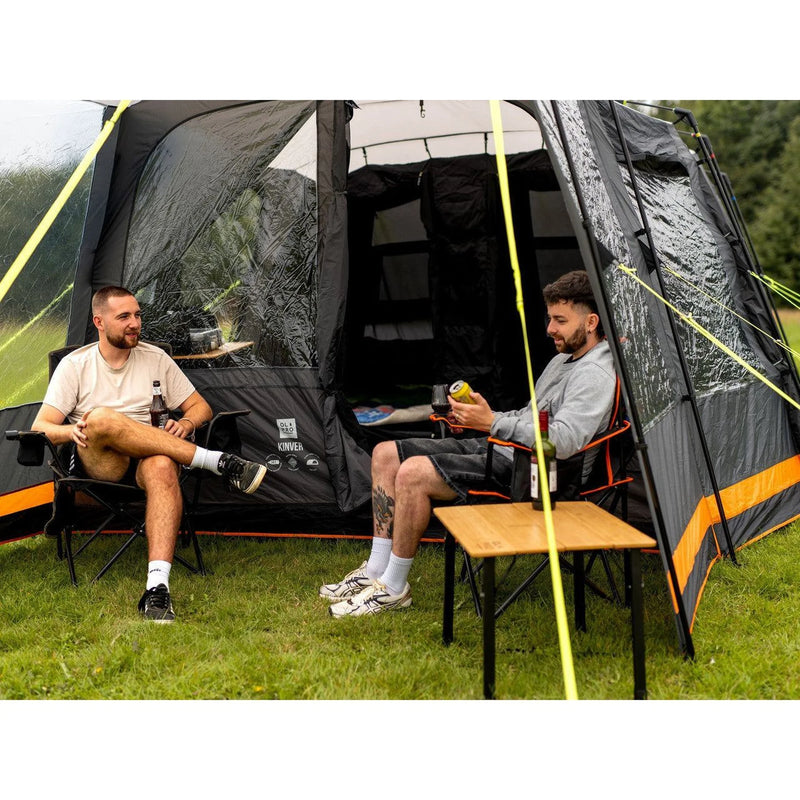 Olpro Henwick Padded Folding Camp Chair Orange & Black